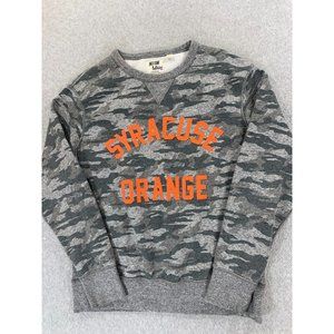 Syracuse Orange Camouflage Stitched Campus Crew Sweatshirt‎ (Men's Medium) Gray